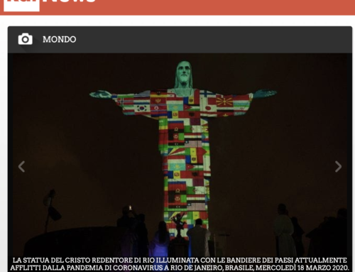 Coronavirus: il Cristo Redentore si illumina a Rio